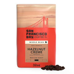 Coffee – Flavored Medium Roast Whole Bean Coffee – Hazelnut Crème (2 Lb Bag)