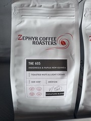 Zephyr Coffee Roasters The 605 Medium Roast Indonesia Papua New Guinea Toasted …