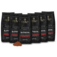 Gold Coffee Co. Kanaloa Premium House Blend Medium Roast Whole Bean 100% Arabica