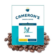 Cameron’s 4lb Whole Bean Coffee – Handcrafted Brazil Blend for Coffee Lovers
