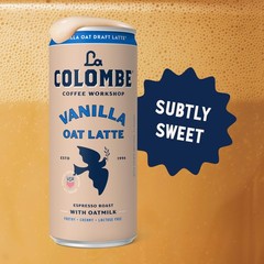 La Colombe Coffee, Oatmilk Vanilla Latte, 11 fl 11 Fl Oz (Pack of 12), coffee