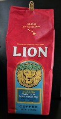 Lion Coffee Vanilla Macadamia 24oz Whole Bean
