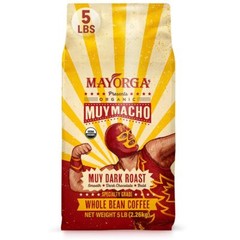 Mayorga Intense Dark Roast Coffee 5 lb – Muy Macho Blend 100% Arabica