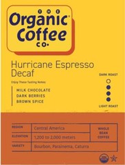 Whole Bean Coffee – Decaf Hurricane Espresso Roast (2Lb B