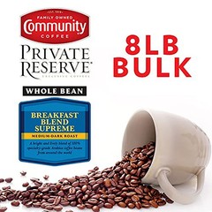 Community Coffee Private Reserve Breakfast Blend Supreme 32 Ounce (Pack of 4)
