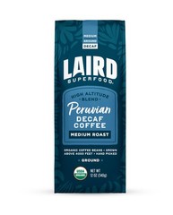 Peruvian Medium Roast Decaffeinated Ground Coffee, Chemical-Free Decaf Swiss …