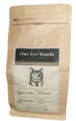 One Eye Wanda Coffee Roasters. Guatemala, Columbia, Brazil Blend. Bean