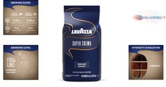 Whole Bean Coffee 2.2 lb Medium Roast Arabica Robusta Blend for Espresso