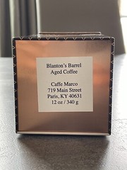 Blanton’s Barrel Aged Coffee 12 oz Whole Bean RARE Limited production