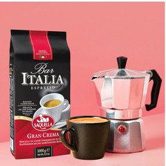 1kg 2.2 LB Bar Italia Gran Crema Espresso Coffee Beans Rich Aroma Roast