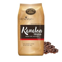 Gold Coffee Co. Kanaloa Premium House Blend Medium Roast Whole Bean 100% Arabica
