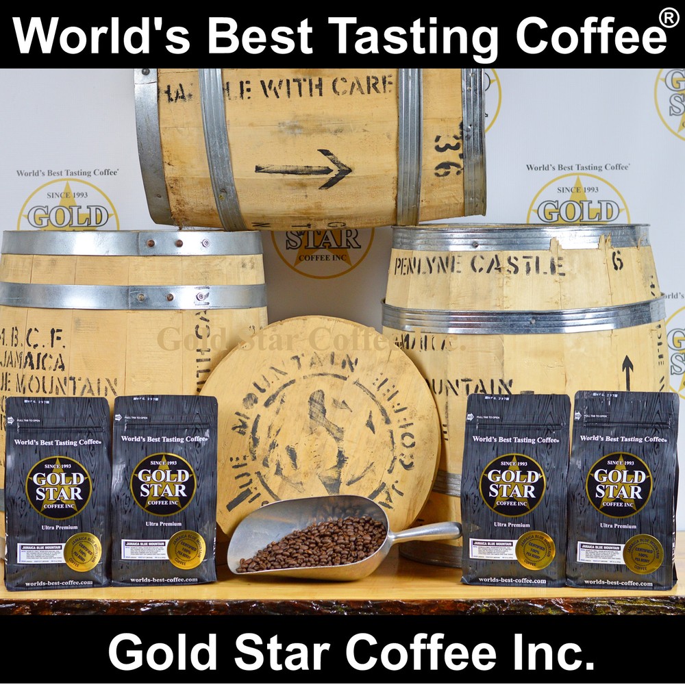 Jamaica Jamaican Blue Mountain PeaBerry – 4 lb. World’s Best Tasting Coffee