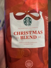 NEW Starbucks Christmas Blend Dark Roast Whole Bean Coffee 1LB Bag￼