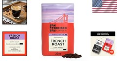 French Roast Whole Bean Coffee – Bold & Smoky – 32 oz