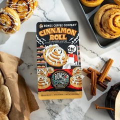 Cinnamon Roll Flavored Coffee, Medium Roast Low Acid Arabica Beans Compatible…