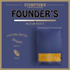 Coffee Organic Founders Blend Premium Dark Roast Whole Bean Coffee, Arabica
