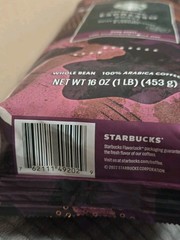 Starbucks Whole Bean Coffee 100% Arabica 16 oz (1 lb) NEW Sealed