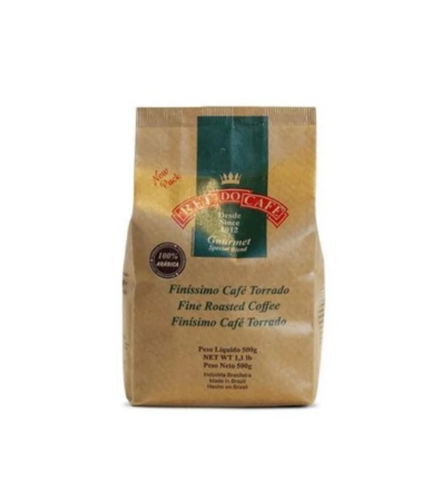 Brazilian Original Rei do Café Gourmet Coffee French Press Grain Size 500g
