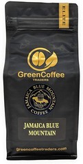 1LB. 100% Jamaica Jamaican Blue Mountain Roasted Coffee – City Roast, 1lb Bag