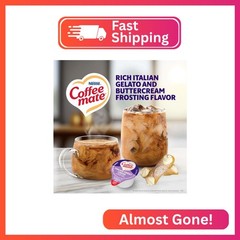 Nestle Coffee mate Coffee Creamer, Italian Sweet Creme, Liquid Creamer Singles,