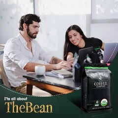 The Bean Organic Coffee Company House Blend, Medium Roast, Whole Bean Coffee,…