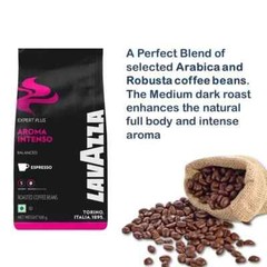 Lavazza Aroma Intenso, Roasted Coffee Beans Bag, 500g Free Shipping World Wide