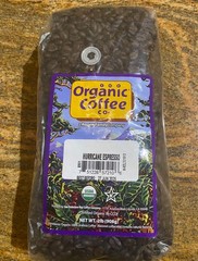Organic Whole Bean Coffee Hurricane Espresso Roast 2lb Medium Dark Roast