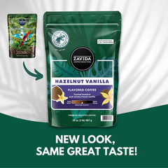 Zavida Coffee Whole Bean Coffee, Hazelnut Vanilla (32 oz.) FREE SHIPPING