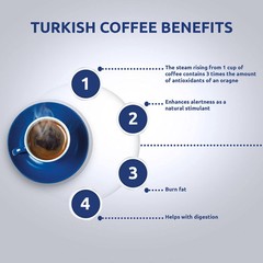 Cafe Najjar Turkish Coffee with Cardamom 15.8 Ounce Rich Arabica Blend