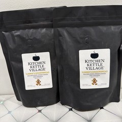 Kitchen Kettle Village Yummies Gingerbread Coffee Beans 2 Bags