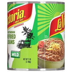 La Victoria Vegetarian Refried Beans, 112 Ounce, 6 Per Case