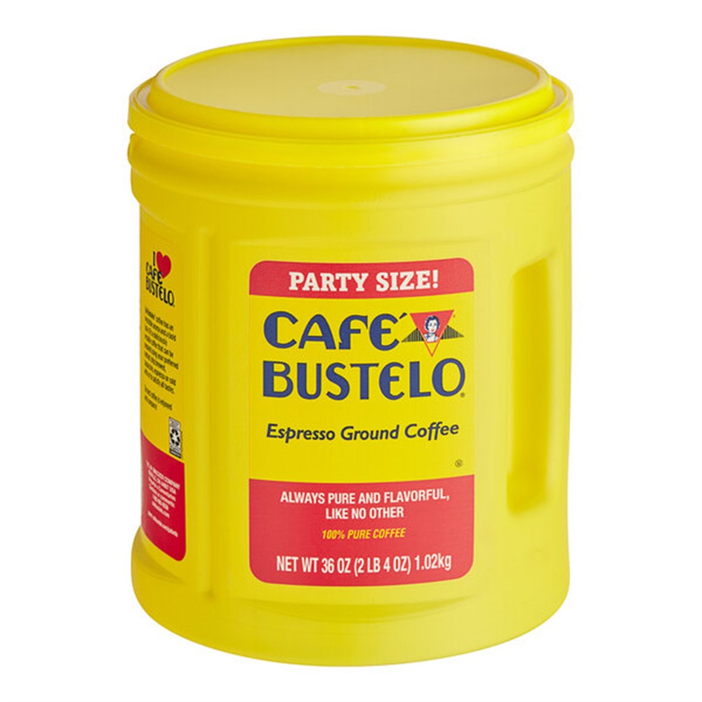 Cafe Bustelo Espresso Ground Coffee Can 36 oz. WS-110BSCN0055