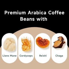Mushroom Coffee Pods – Arabic Coffee with Lions Mane, Cordyceps, Reishi, Chaga f