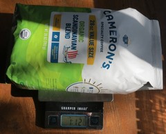 CAMERON’S® Organic Scandinavian Blend Whole Bean Coffee, 28 Oz w/ SB: 3/27/26