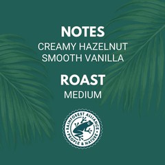 Zavida Hazelnut Vanilla Whole Bean (32 OZ), 32 Ounce, (Pack of 1) .