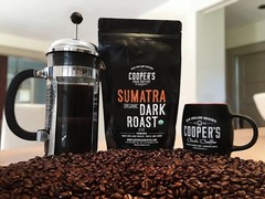Organic Dark Roast Sumatra, Whole Bean Coffee, Single Origin Grade 1 Premium …