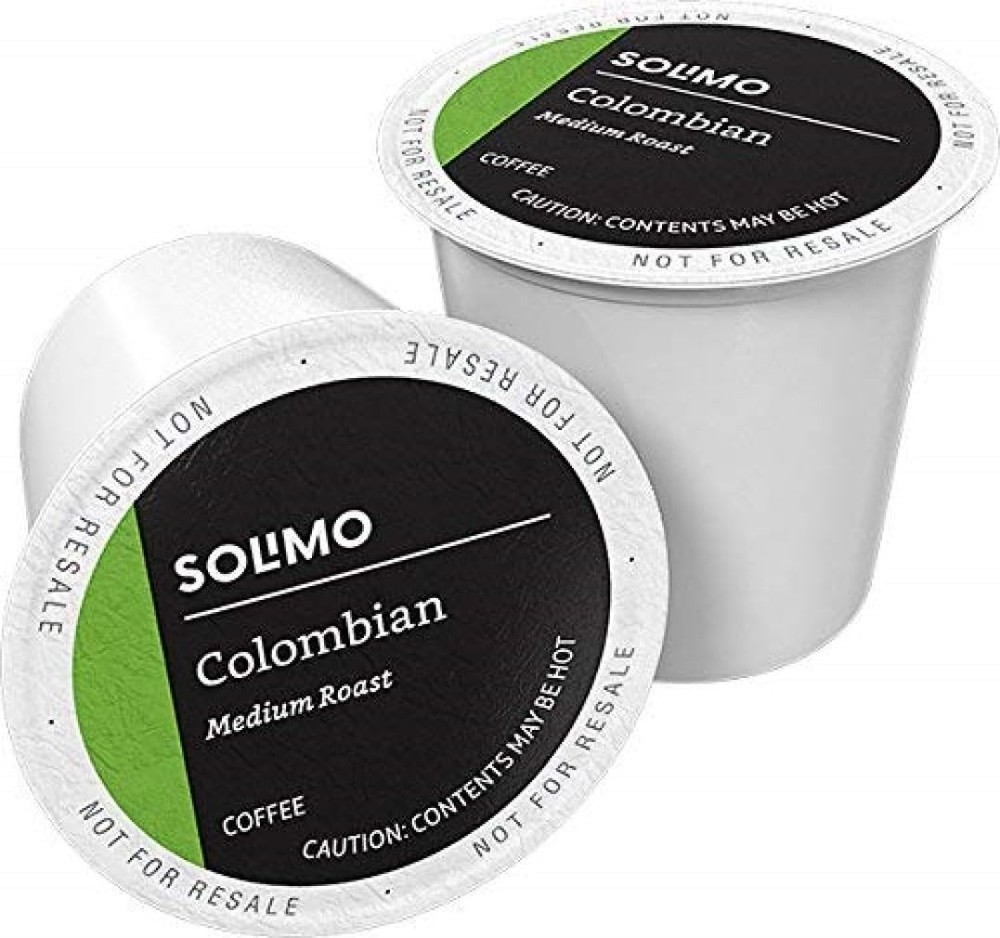 Amazon Brand – Solimo Medium Roast Coffee Pods, 100 Count (Pack of 1)