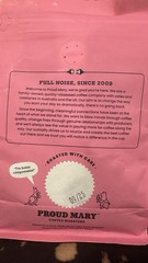 Coffee Beans Proud Mary Roasters Ghost Rider Bag 8.8oz 250g Wild/ Bold/Strong