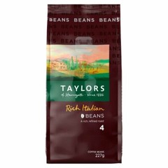 Taylors Rich Italian Coffee Beans – 227g
