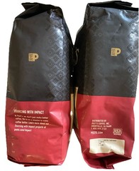 2pk Peet’s Major Dickason’s Blend Dark Roast Whole Bean Coffee 2lbs Bag By 12/26