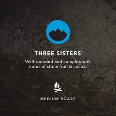 Kicking Horse Coffee, Three Sisters, Medium Roast, Whole Bean, 2.2 Pound –