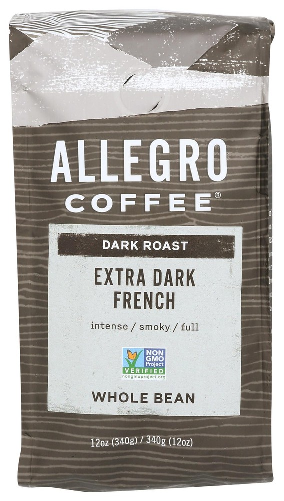 Extra Dark French Whole Bean Coffee, 12 oz