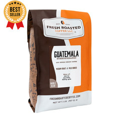 Guatemala Huehuetenango Whole Bean Coffee Medium Roast 2lb Kosher