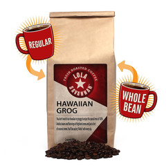 Hawaiian Grog Whole Bean Caffeinated Coffee, 2Lb