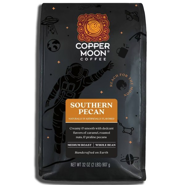 Southern Pecan Flavored Blend Medium Roast Whole Bean Coffee – 2lbs