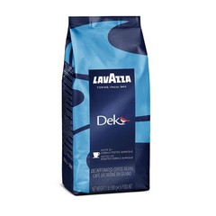 Lavazza DEK Whole Bean Coffee, Arabica and Robusta Blend, 1.1 lb Bag (Pack of 1)