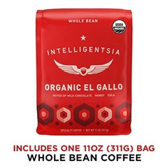 El Gallo Organic Whole Bean Coffee 11 Ounce Breakfast Blend Medium Roast