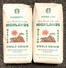 2 lbs. STARBUCKS Highlands MEDIUM ROAST Whole Bean Coffee – BB SEP2026