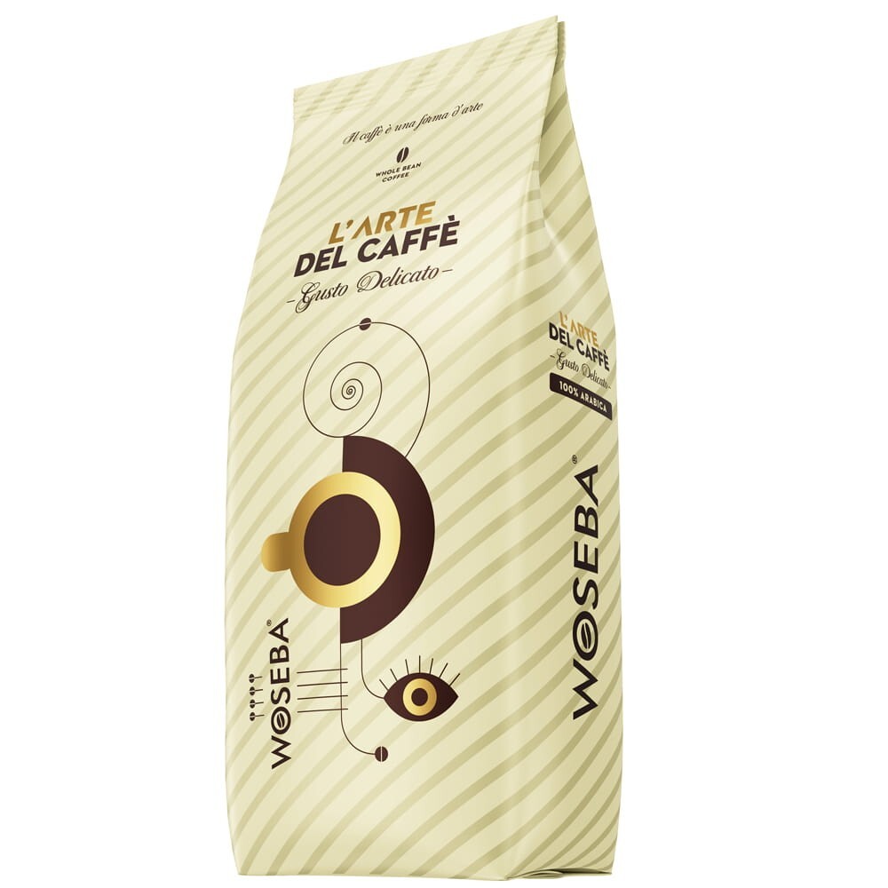 WOSEBA L’Arte Del Caffe Gusto Delicato Coffee Beans 1000g / 1kg / 35.3oz