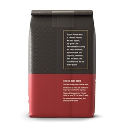Bold USDA Organic Dark French Roast Coffee – 100% Arabica, 18 Oz Resealable Bag